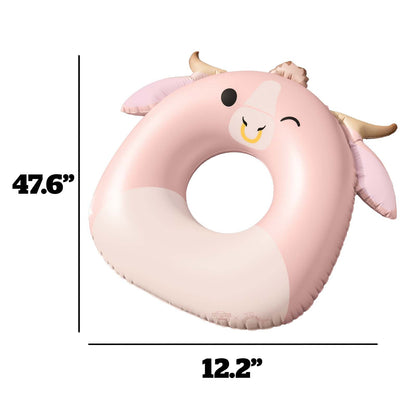 BigMouth Inc Squishmallows Howland the Cow 36 in Ring Pool Float