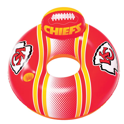 BigMouth Inc Kansas City Chiefs 42 in Pool Float with cupholder and backrest
