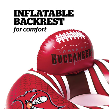 BigMouth Inc Tampa Bay Buccaneers 42 in Pool Float with cupholder and backrest