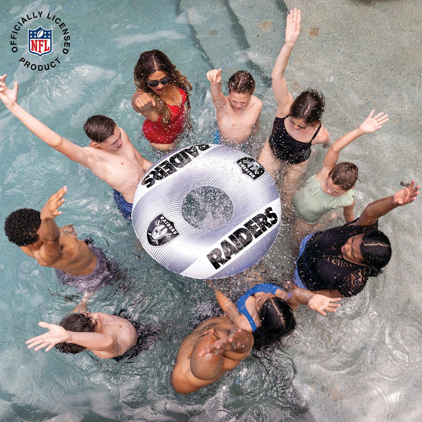 BigMouth Inc Las Vegas Raiders 36 in ring pool float