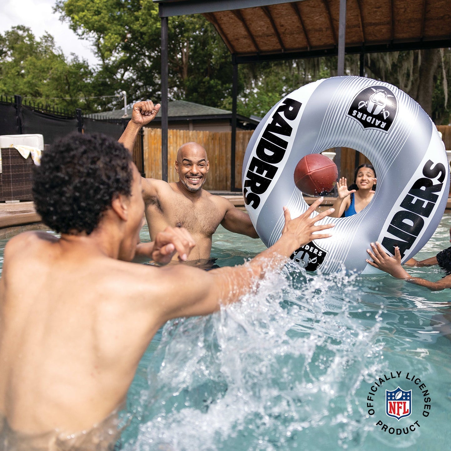 BigMouth Inc Las Vegas Raiders 36 in ring pool float