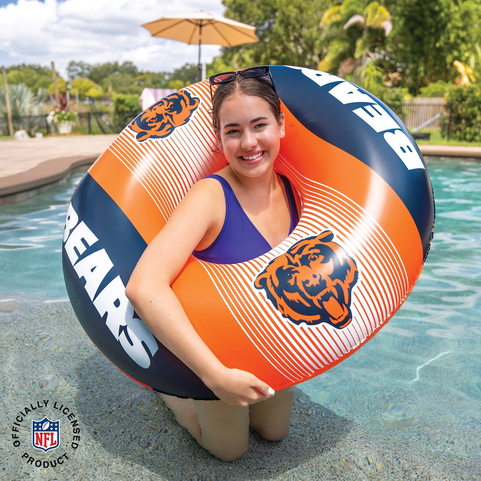 BigMouth Inc Chicago Bears 36 in ring pool float