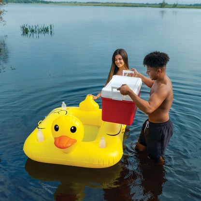 BigMouth Inc Floating Rubber Duck  Beverage Cooler