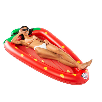 BigMouth Inc Strawberry Mesh Hammock Float