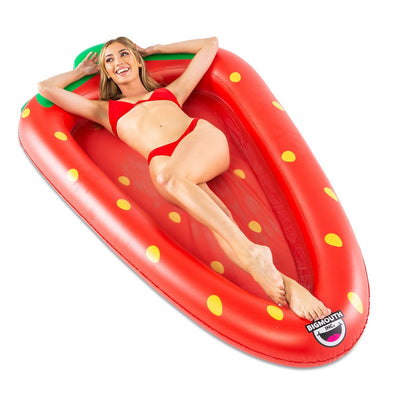 BigMouth Inc Strawberry Mesh Hammock Float