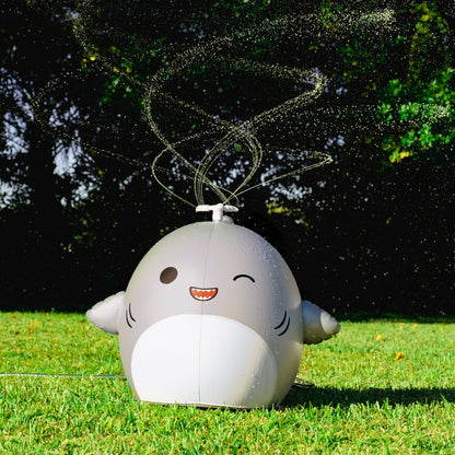 BigMouth Inc BigMouth x Squishmallows Gordon the Shark Mini Backyard Sprinkler