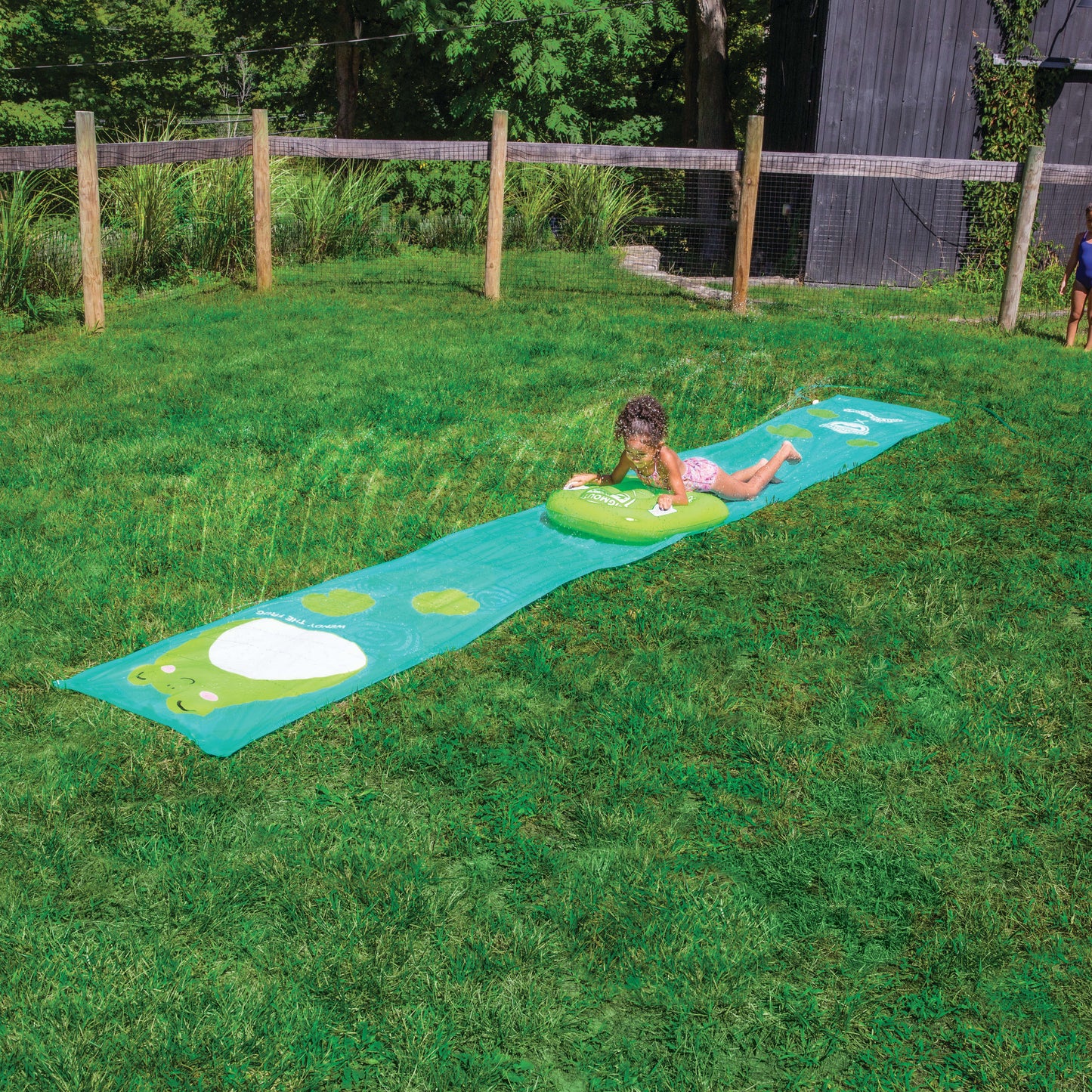 BigMouth Inc BigMouth x Squishmallows Wendy the Frog Lawn Slide