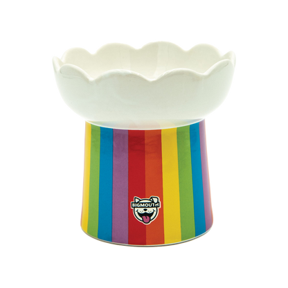 BigMouth Inc "Somewhere Over the Rainbow" Cat Bowl