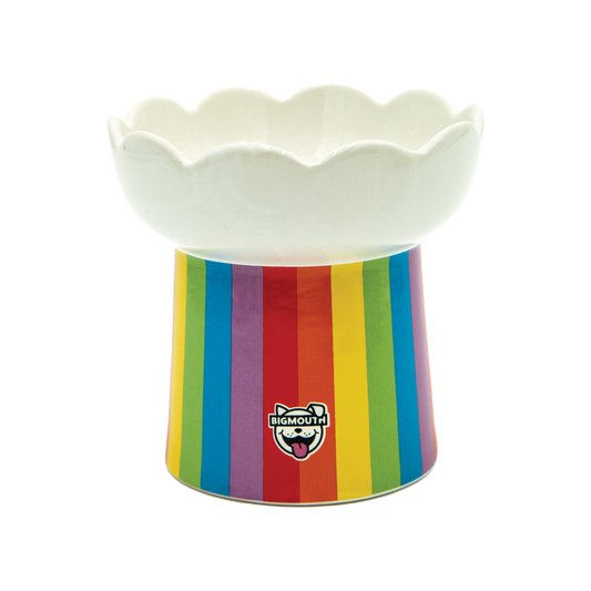 BigMouth Inc "Somewhere Over the Rainbow" Cat Bowl