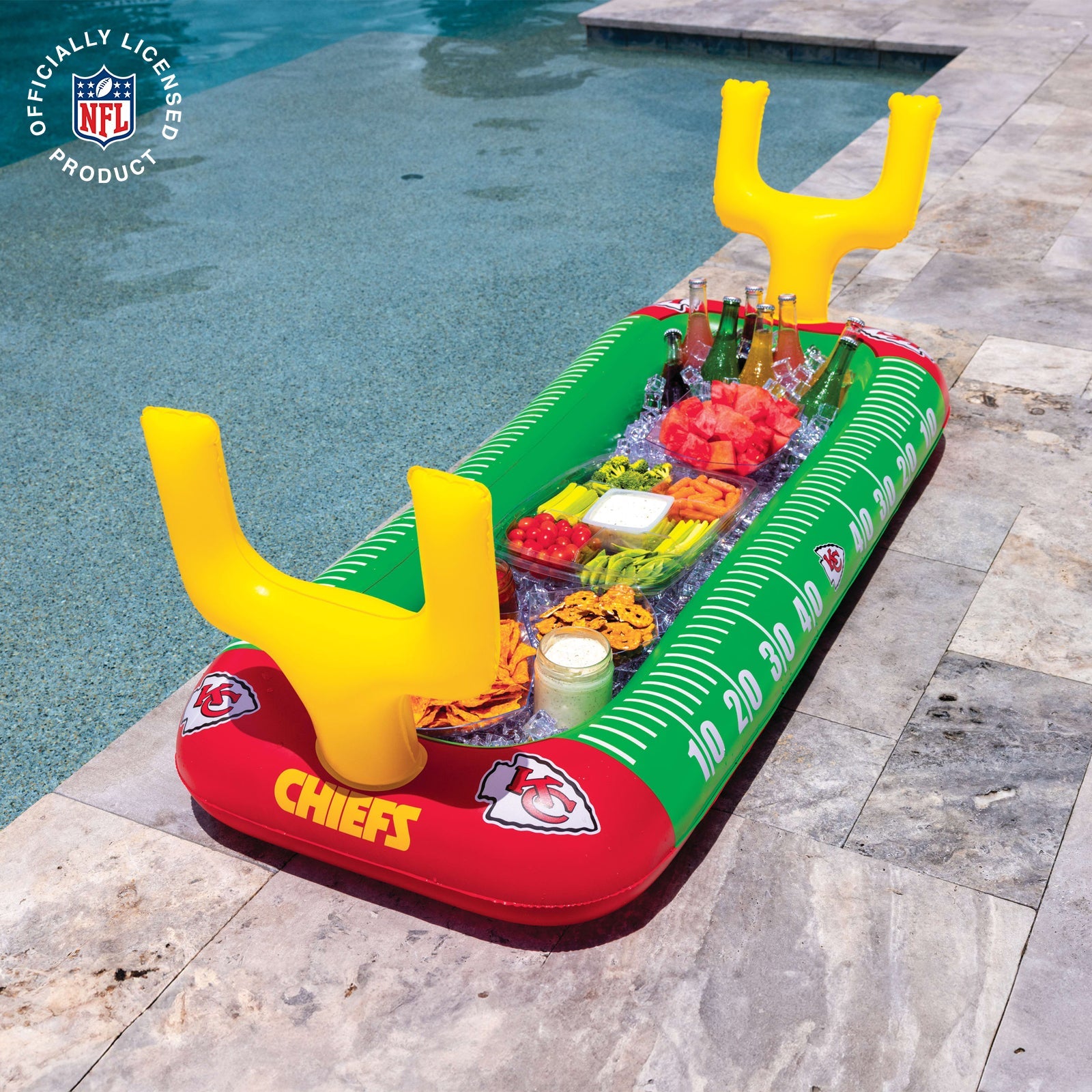 BigMouth Inc Kansas City Chiefs 4ft inflatable Buffet