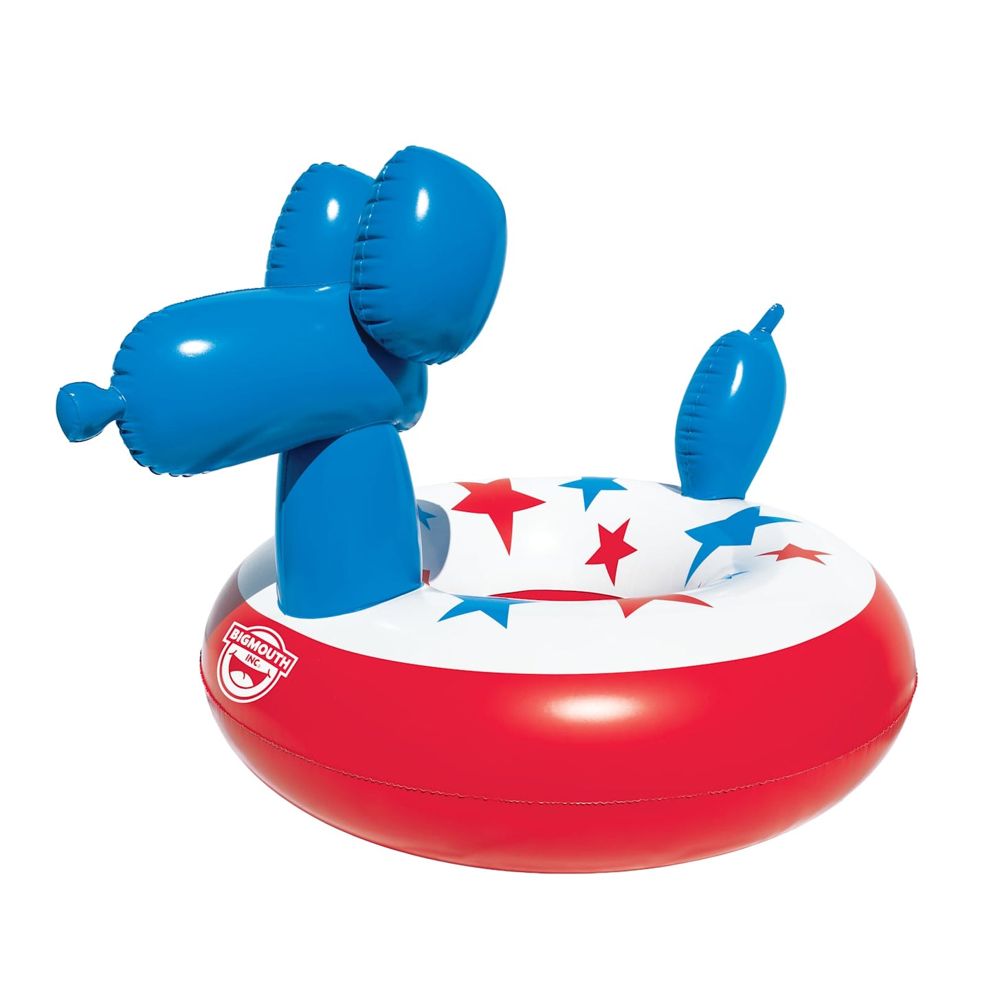 BigMouth Inc Patriotic Balloon Dog Pool Float – Inflated for the 250th