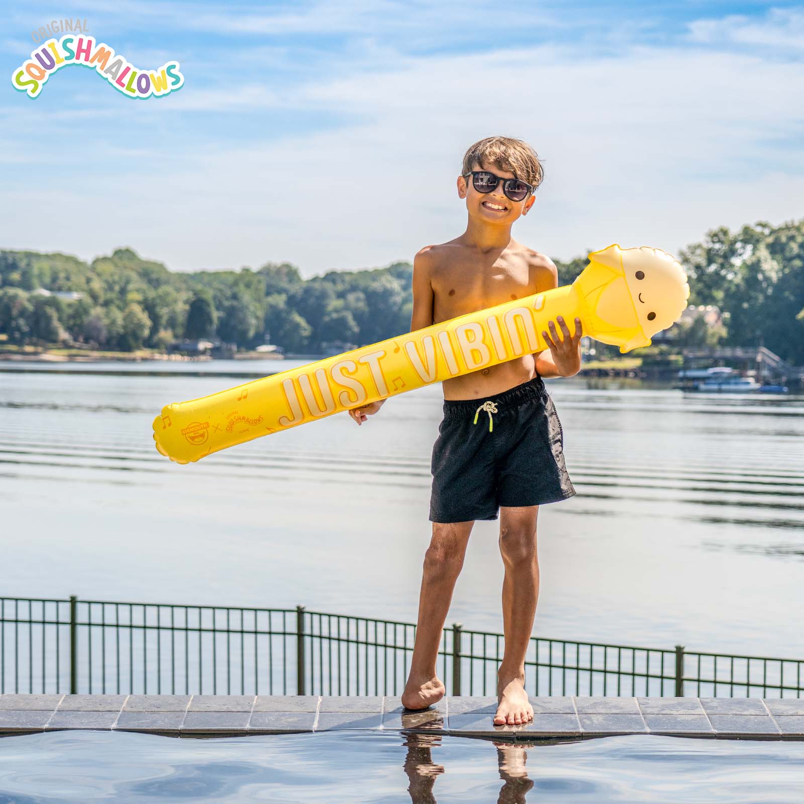 BigMouth Inc Squishmallows Junie The Banana Pool Noodle