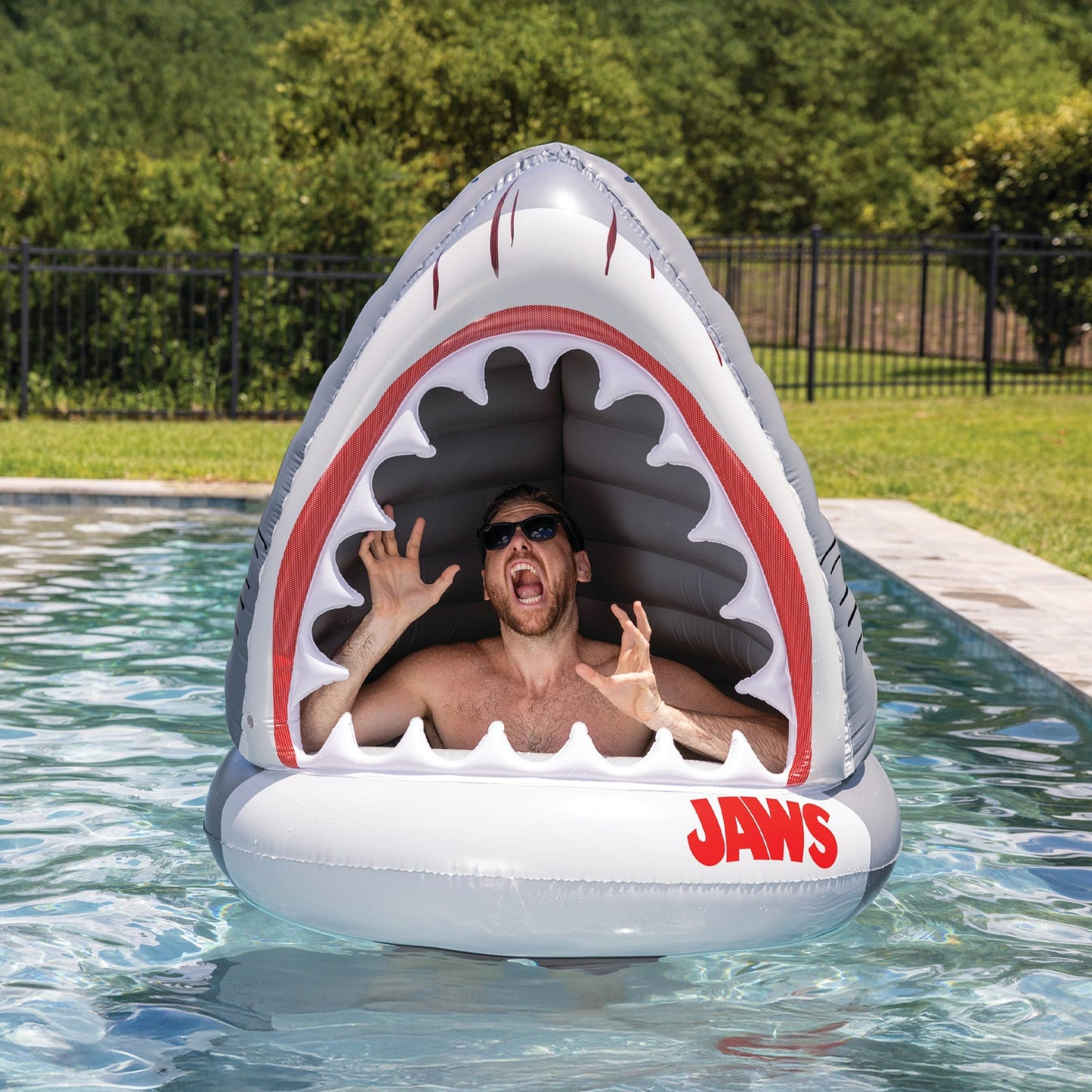 BigMouth Inc JAWs 50th Anniversary Giant Shark Pool Float